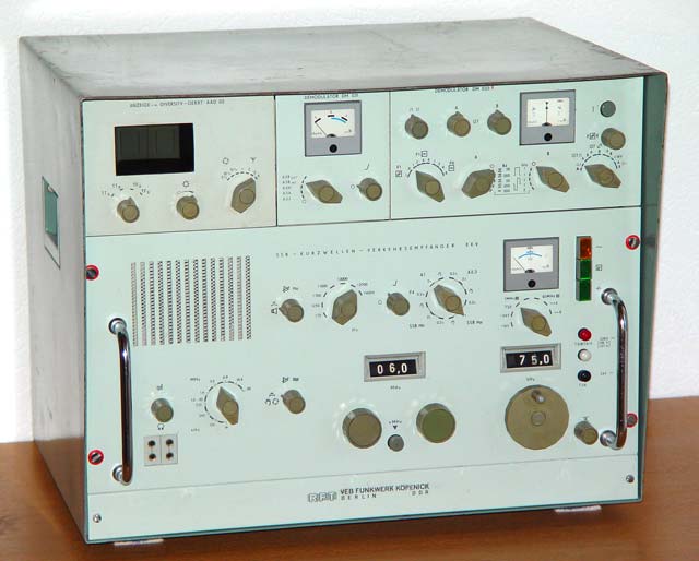 EKV13 Kurzwellenempf�nger Frontansicht