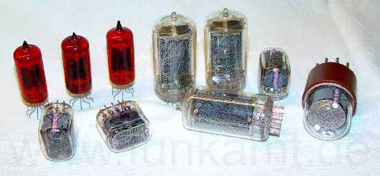 verschiedene Nixie - R�hren